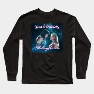 Xena & Gabrielle I'll Always Be Here Vintage Look Long Sleeve T-Shirt